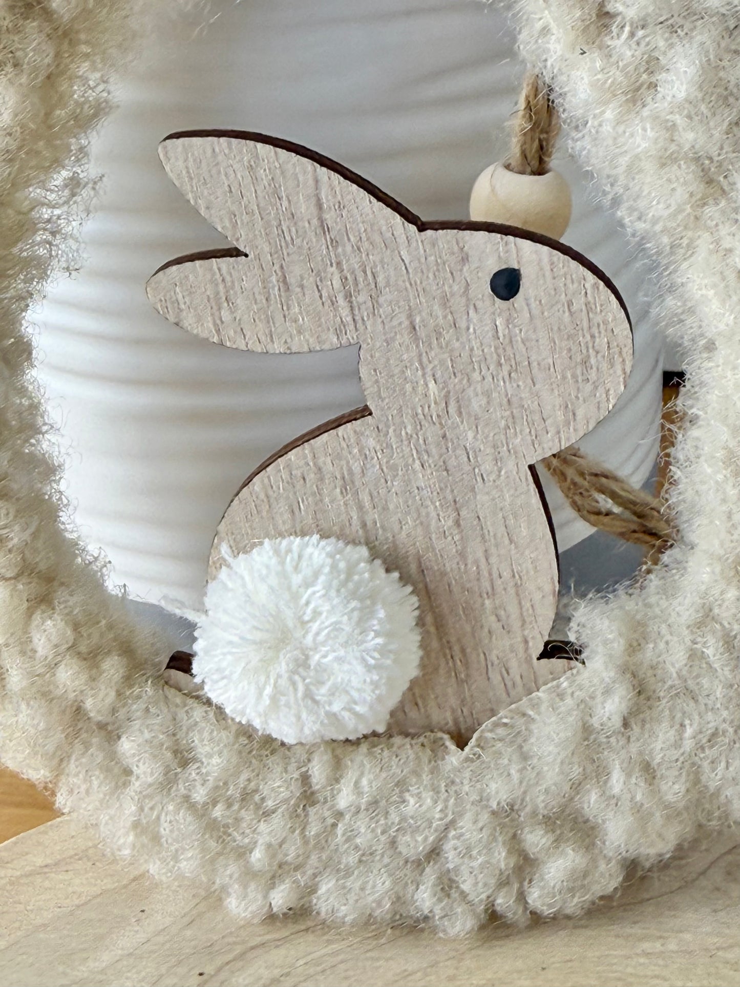 Sherpa Hanging Bunny Eggs - pair