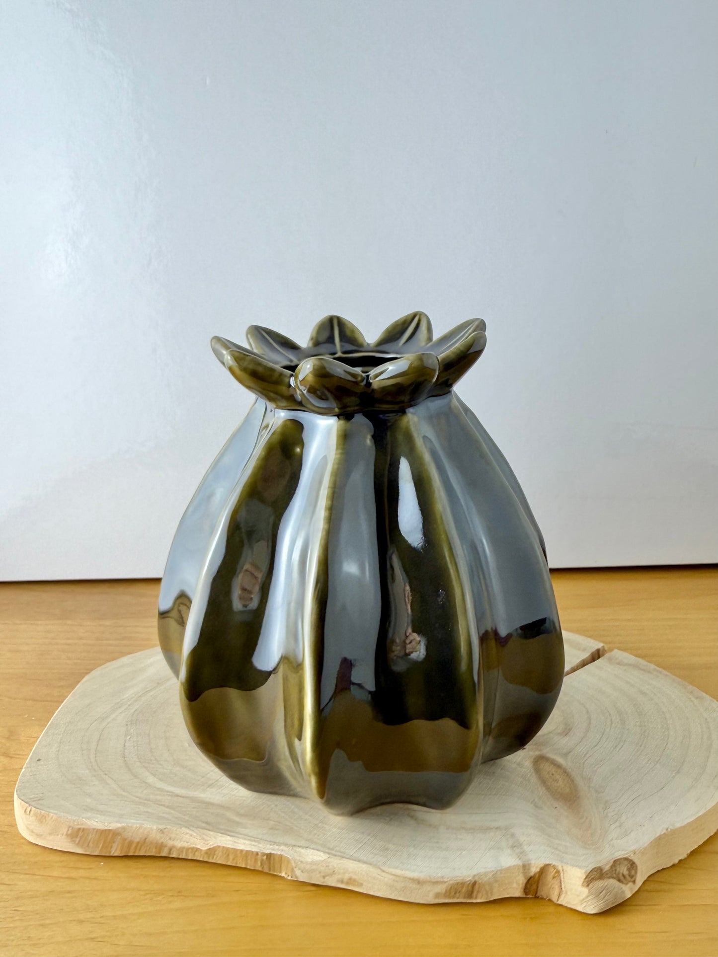 Green Poppy Bud Vase - 2 sizes