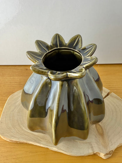 Green Poppy Bud Vase - 2 sizes