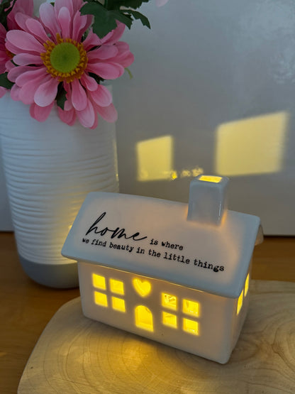 Light up House - Home is where we find beauty in the little things