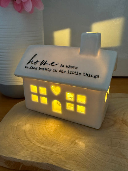 Light up House - Home is where we find beauty in the little things