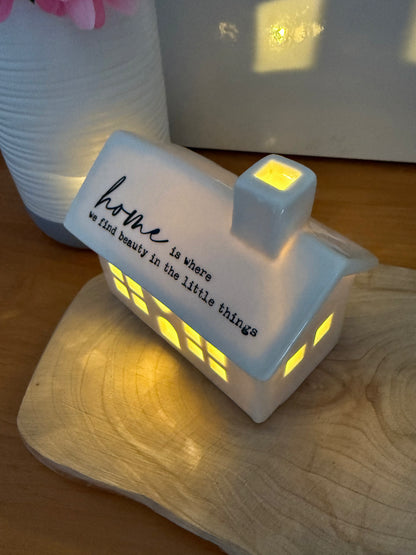 Light up House - Home is where we find beauty in the little things