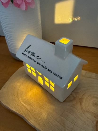 Light up House - Home is where memories are made and shared
