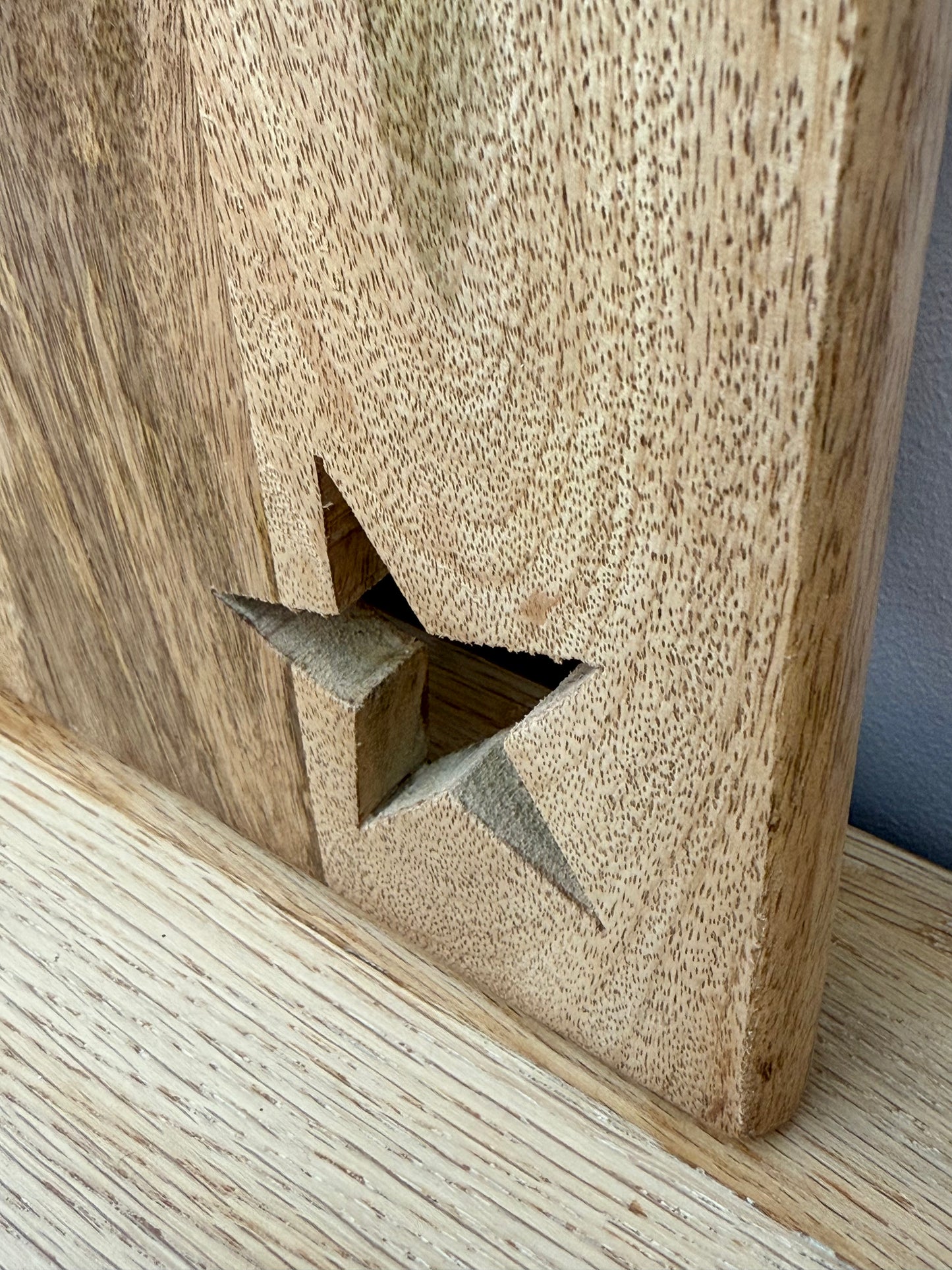 Wooden Chopping Board with Star Cut out