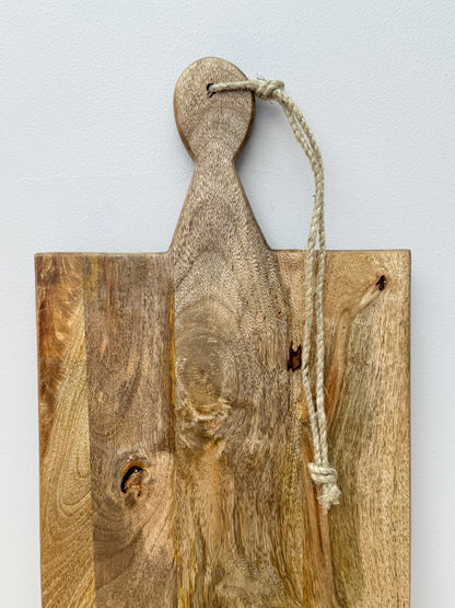 Wooden Chopping Board with Star Cut out