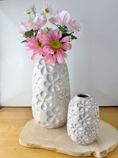 Ceramic Daisy Vase - 2 sizes