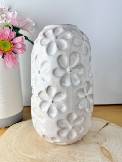 Ceramic Daisy Vase - 2 sizes
