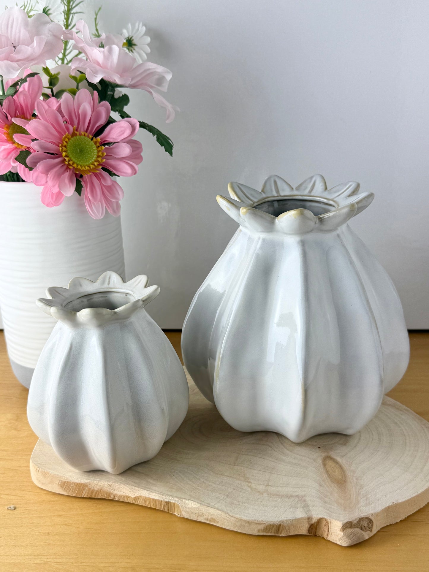 Natural Poppy Bud Vase - 2 sizes