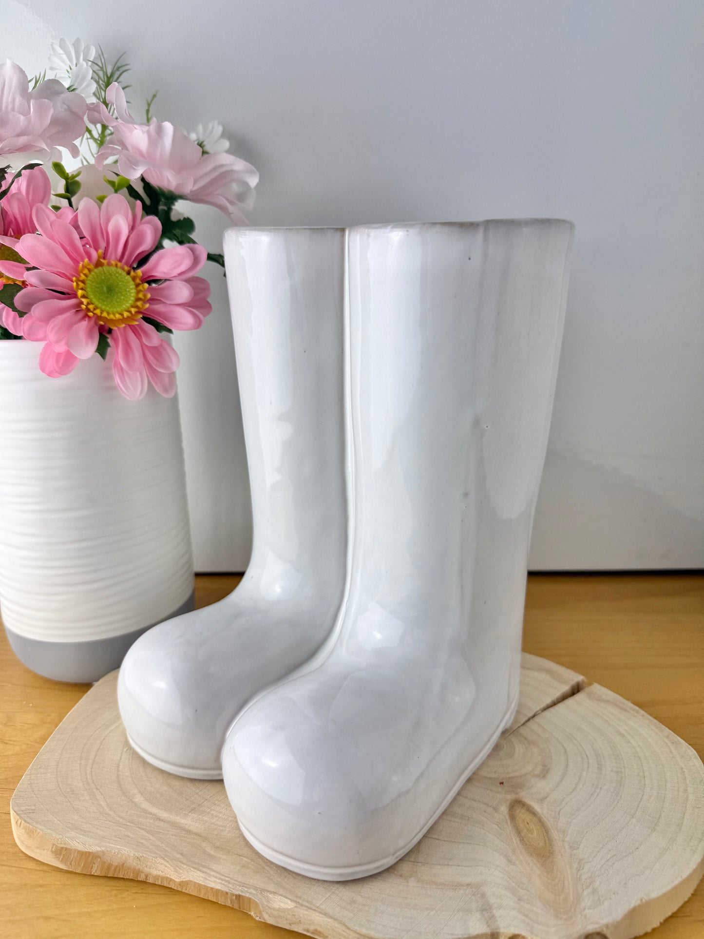 Porcelain Boot Plant Pot