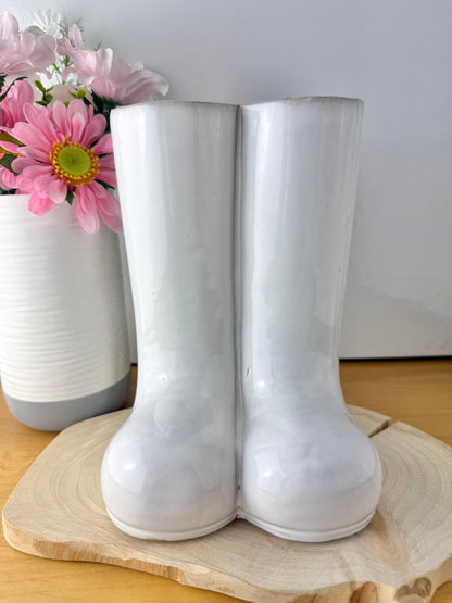 Porcelain Boot Plant Pot