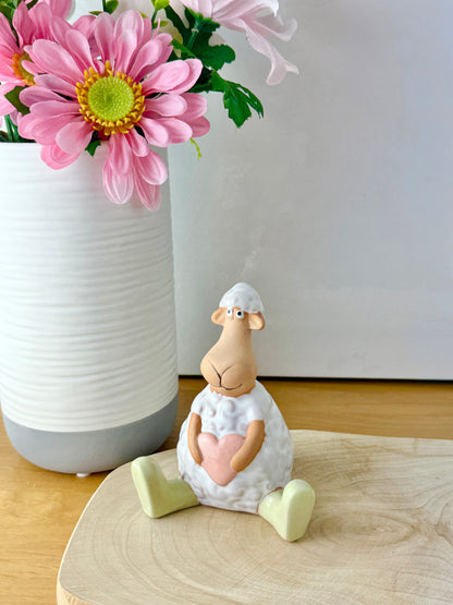 Wooly Sheep in Green Wellies