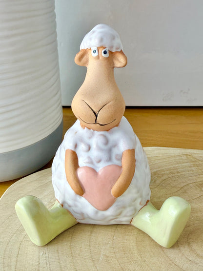 Wooly Sheep in Green Wellies