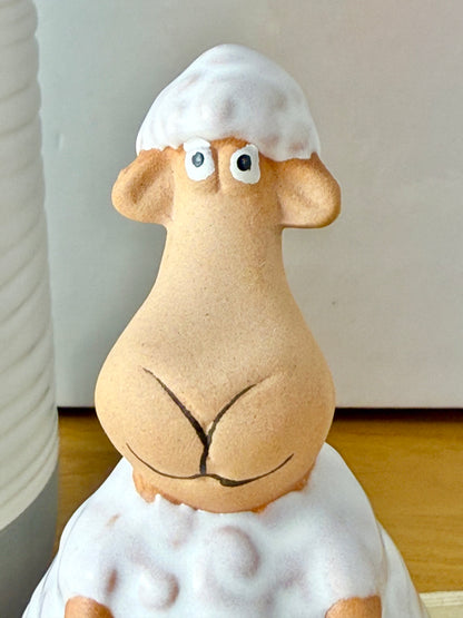 Wooly Sheep in Green Wellies