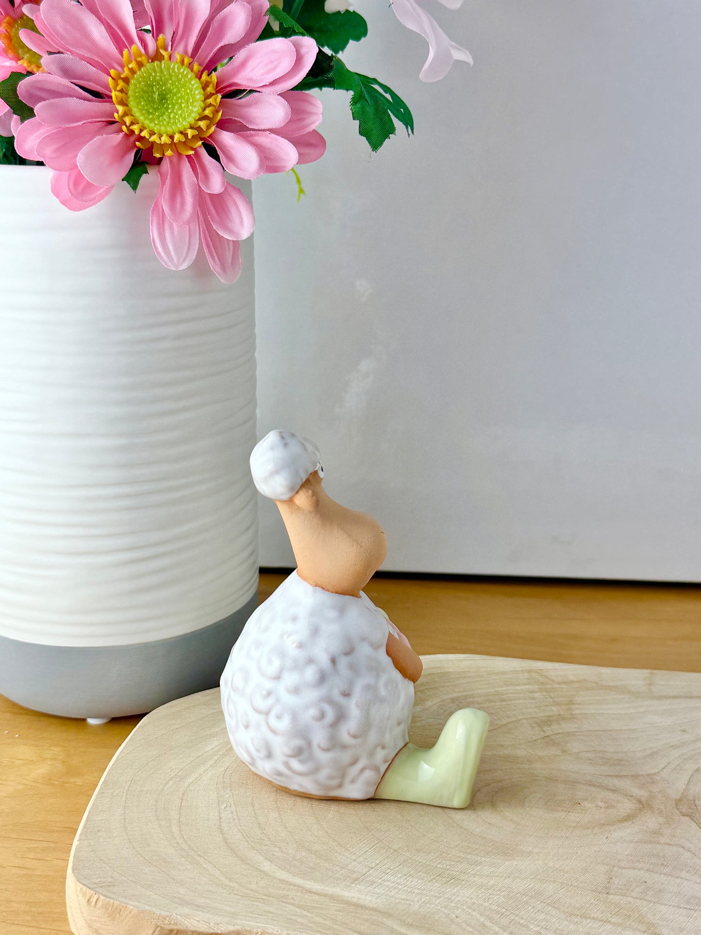 Wooly Sheep in Green Wellies