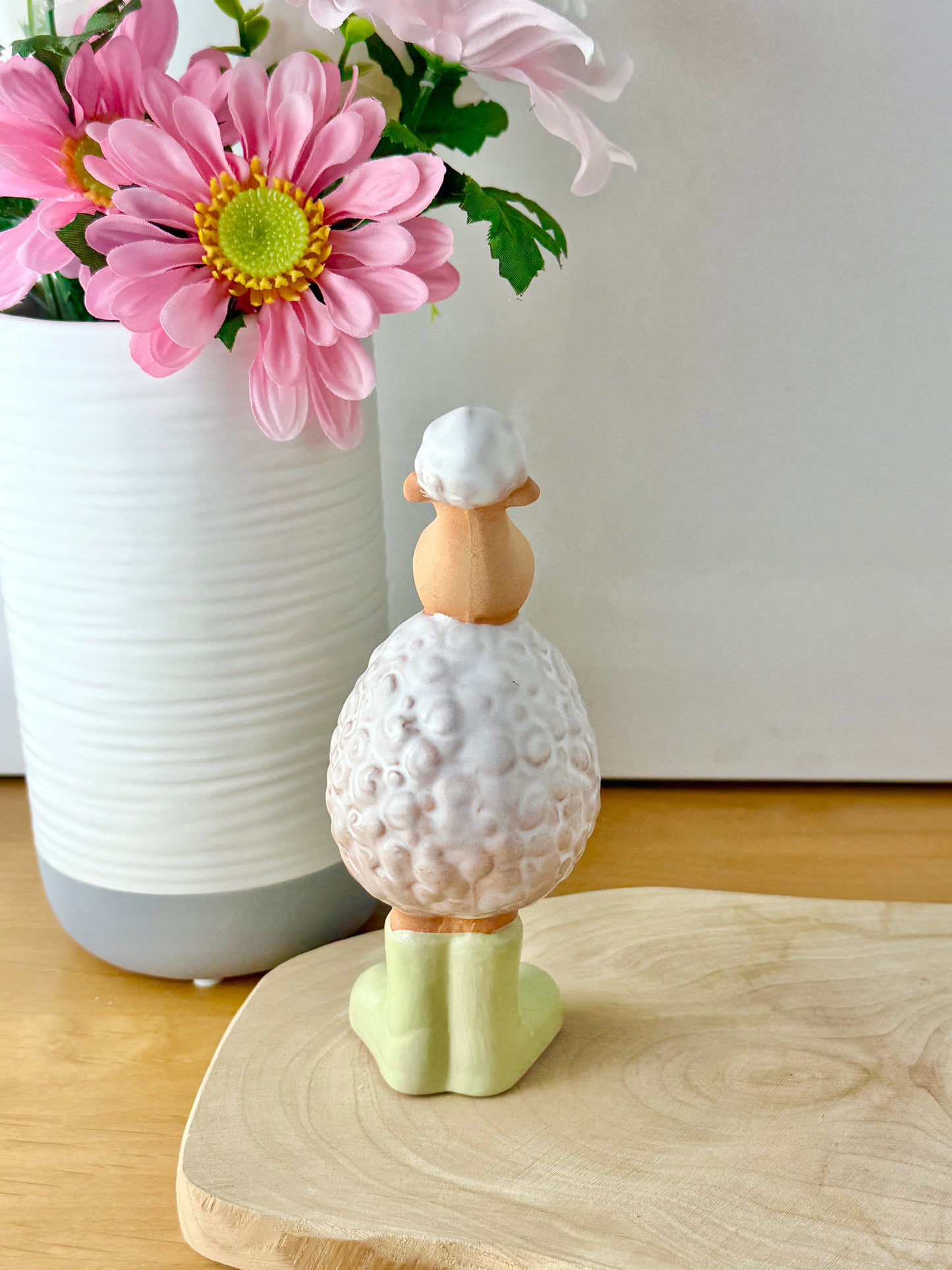 Wooly Sheep in Green Wellies