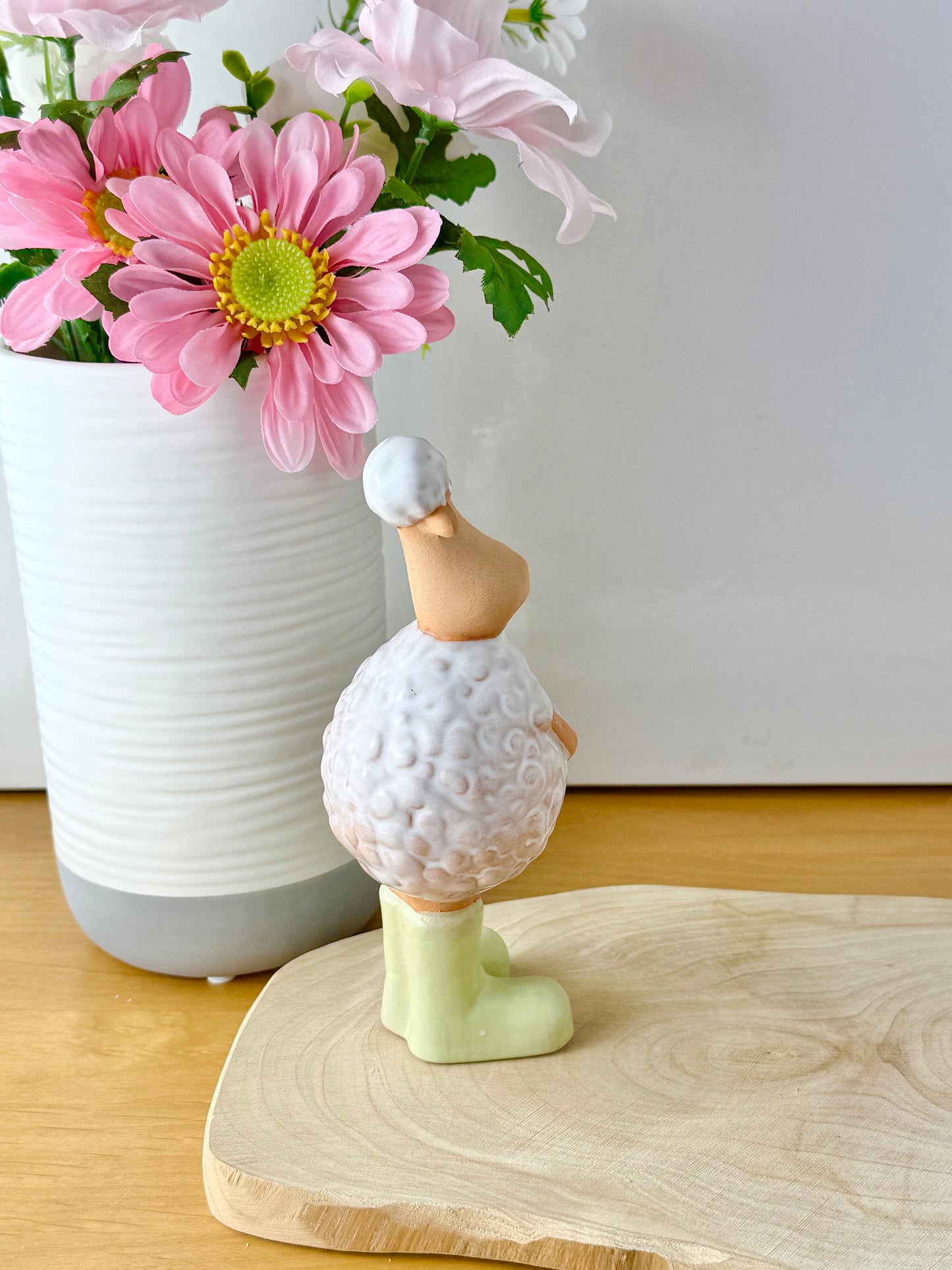 Wooly Sheep in Green Wellies