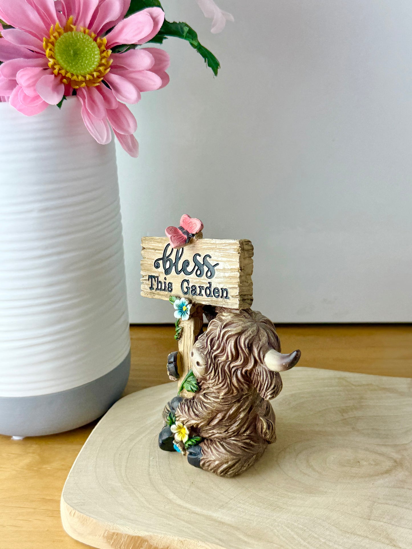 Highland Cows with Signs