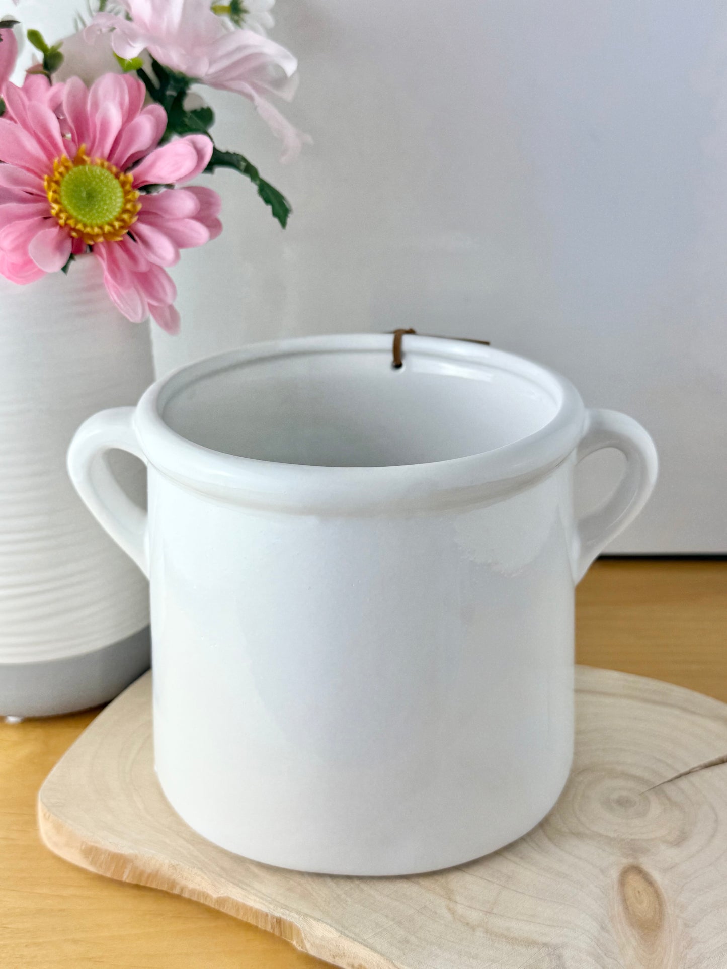 White Ceramic For You Pot - 2 sizes