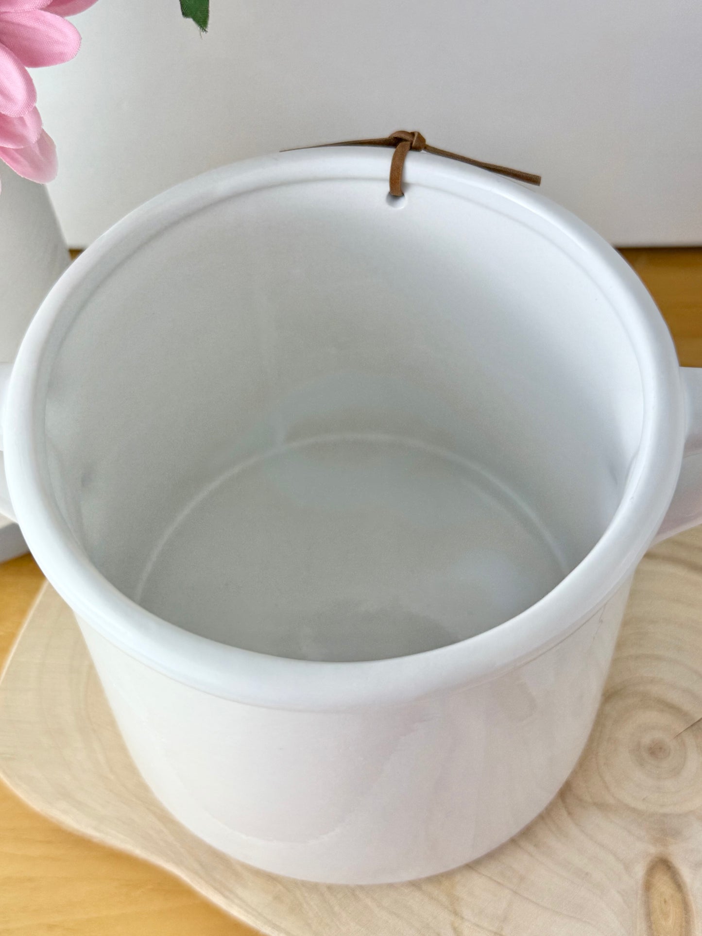White Ceramic For You Pot - 2 sizes