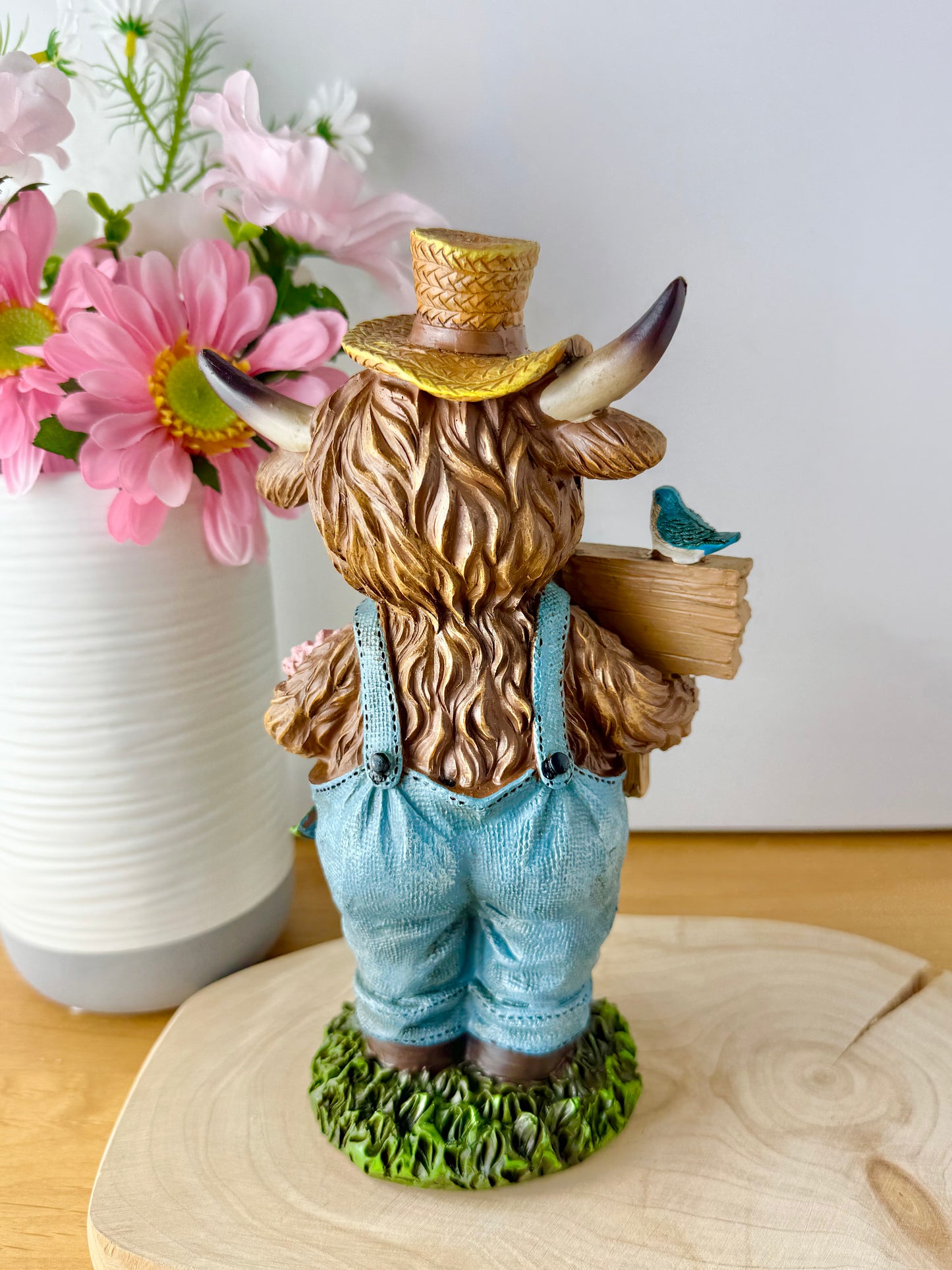 Highland Cows wearing dungarees - Large