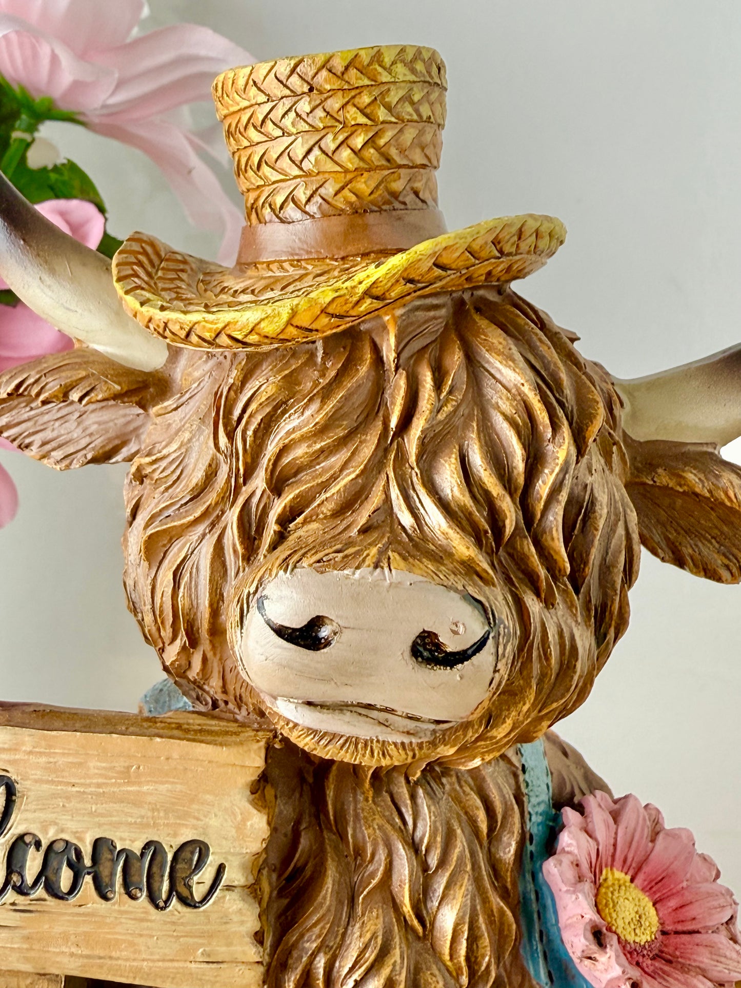 Highland Cows wearing dungarees - Large