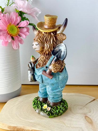 Highland Cows wearing dungarees - Large