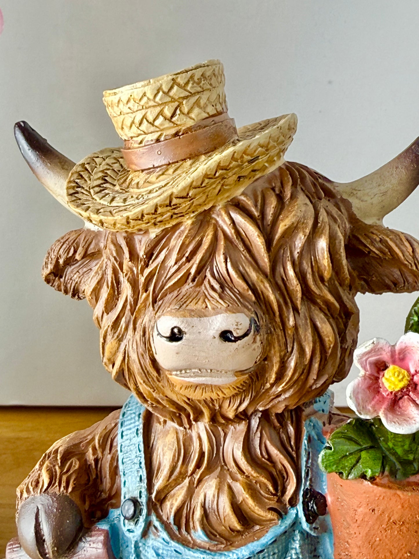 Highland Cows wearing dungarees - Small