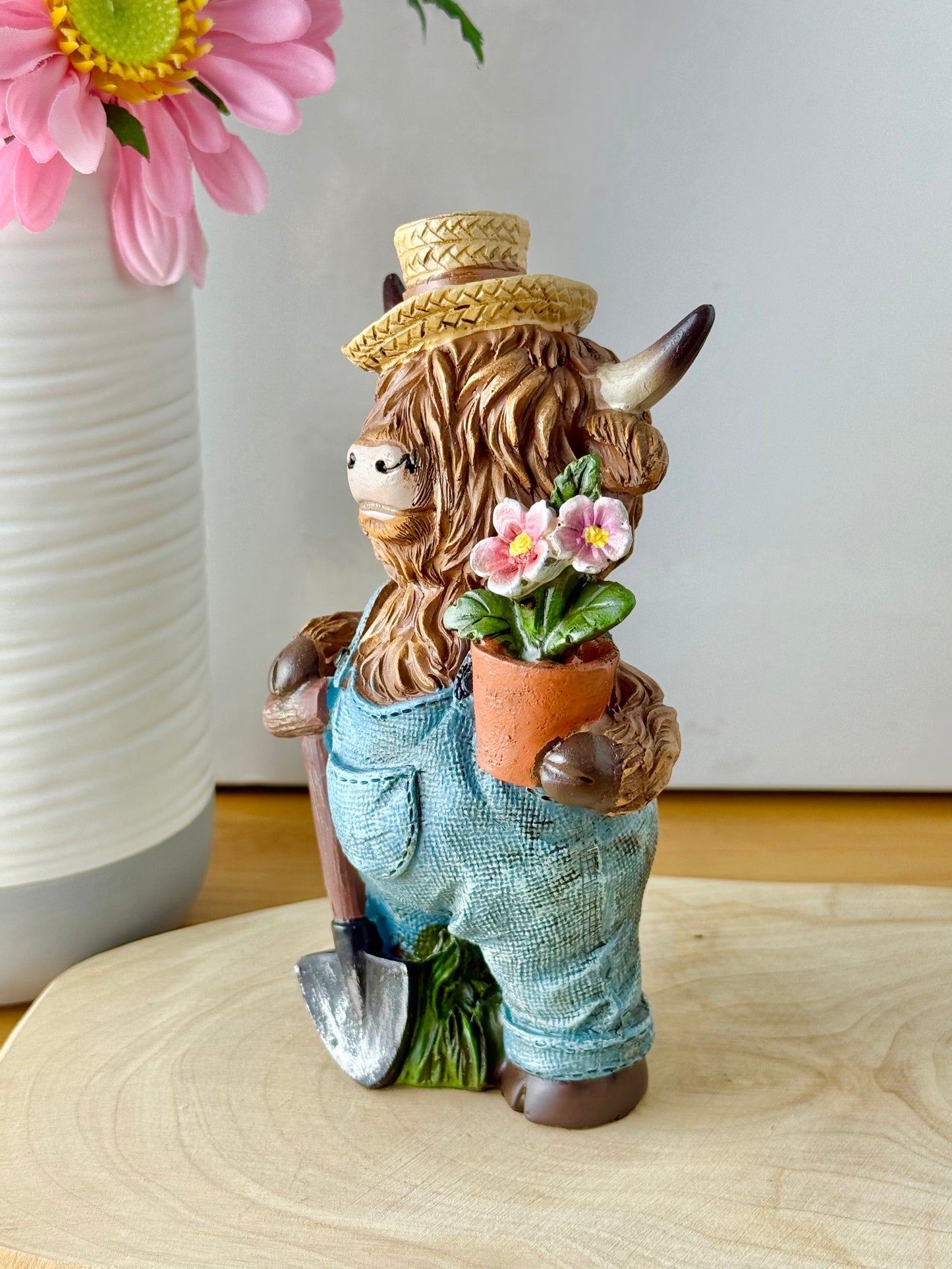 Highland Cows wearing dungarees - Small