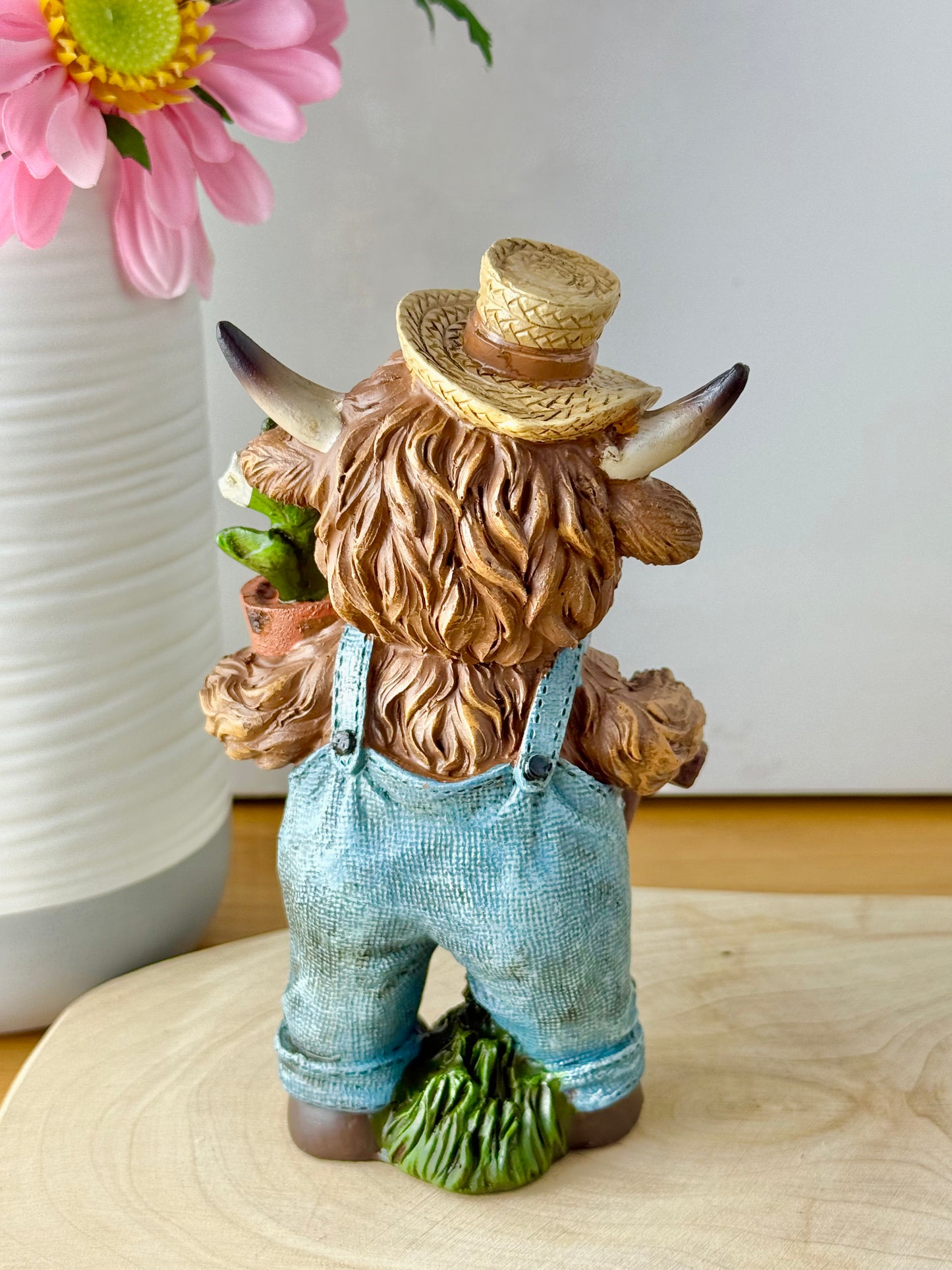 Highland Cows wearing dungarees - Small