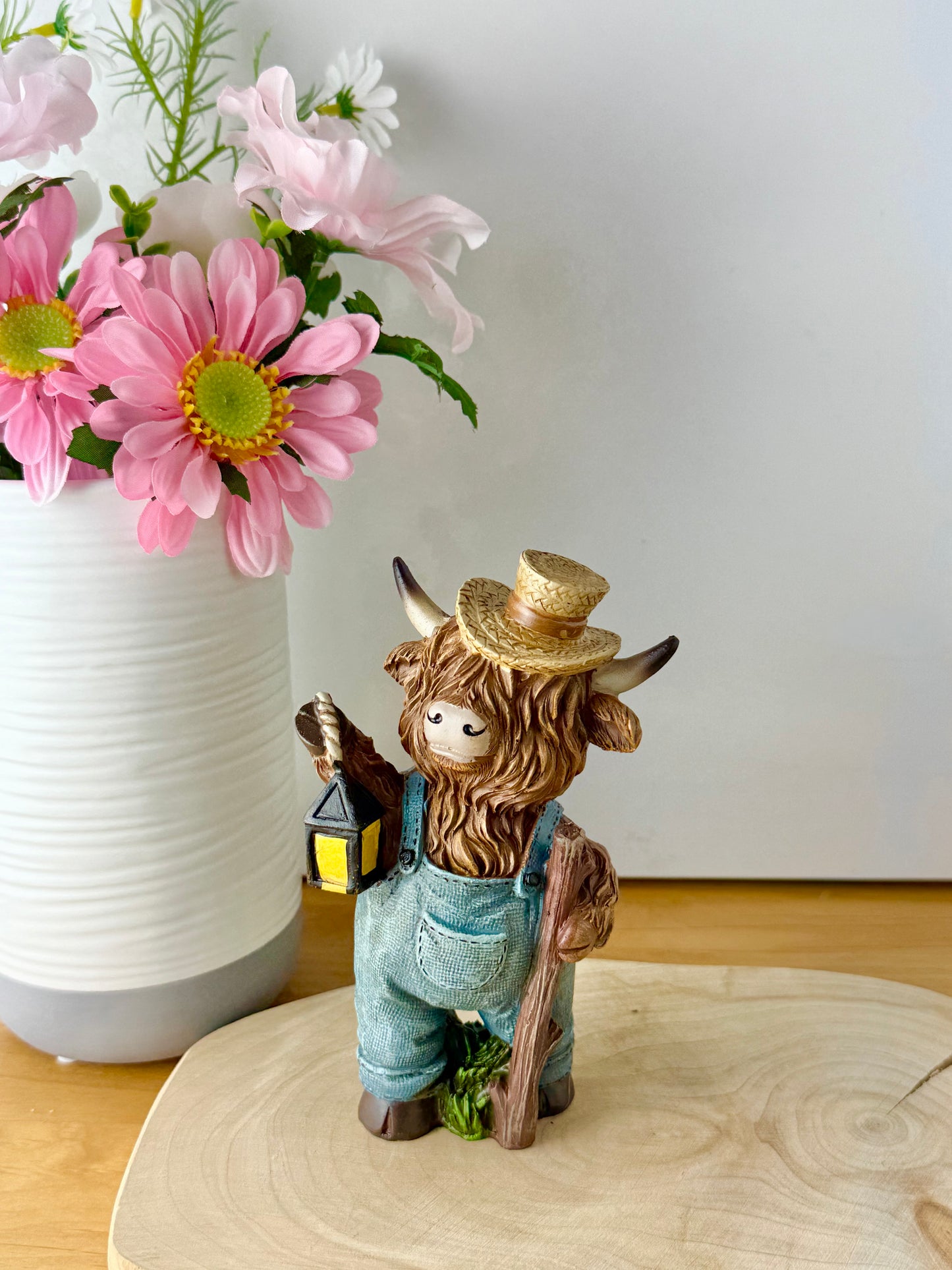 Highland Cows wearing dungarees - Small