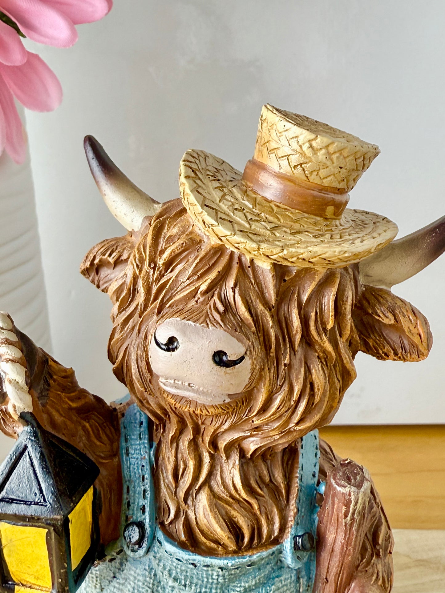 Highland Cows wearing dungarees - Small