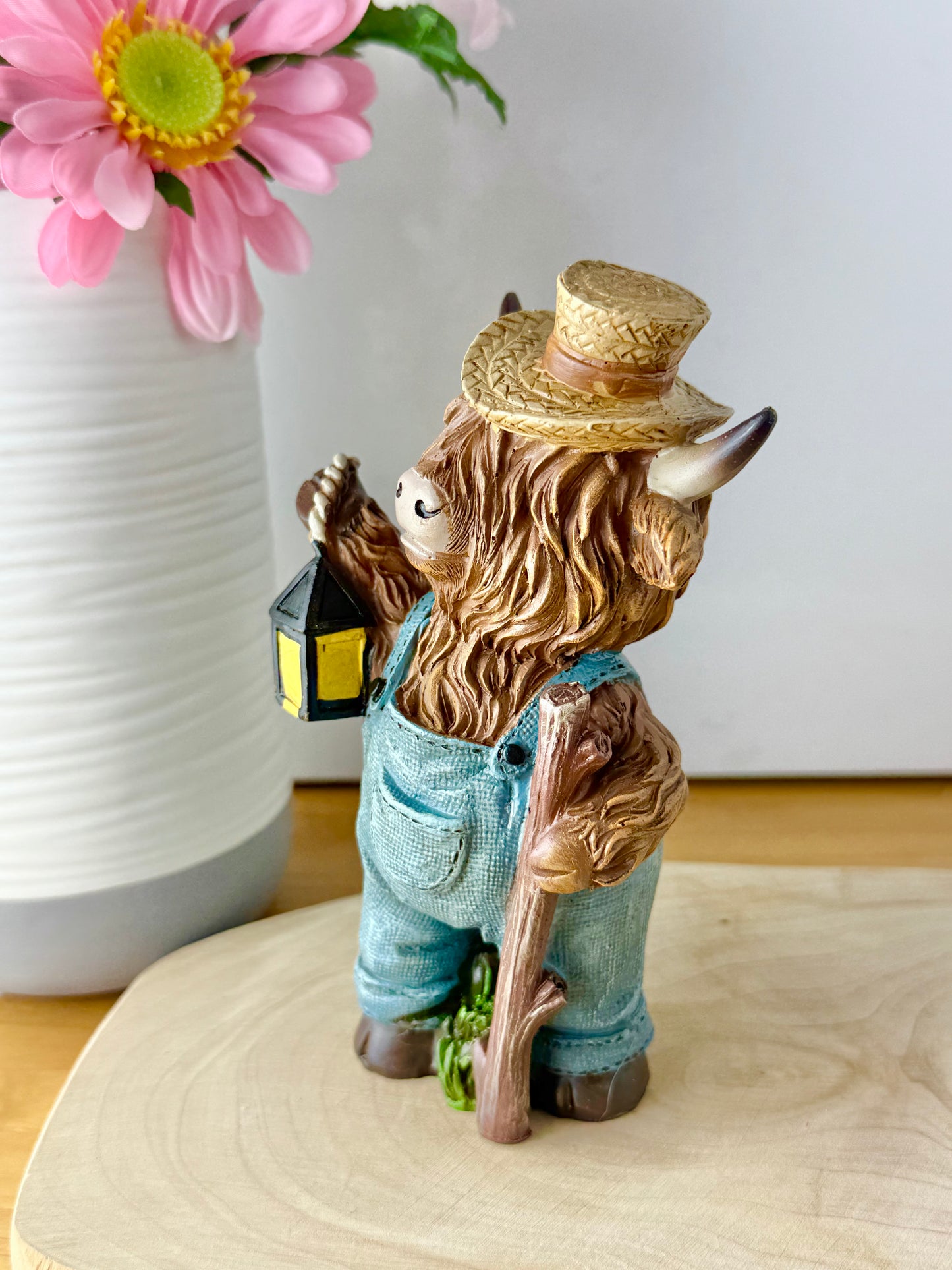 Highland Cows wearing dungarees - Small