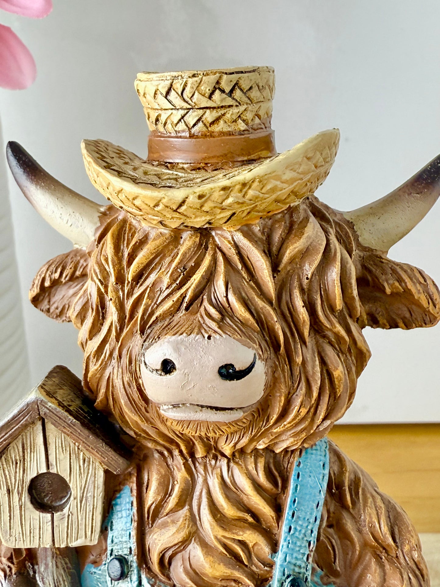 Highland Cows wearing dungarees - Small