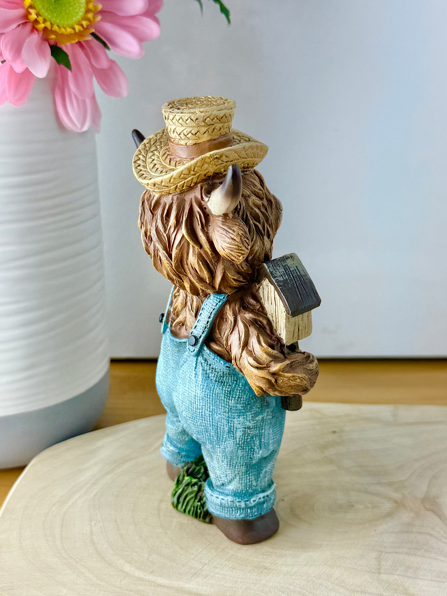 Highland Cows wearing dungarees - Small