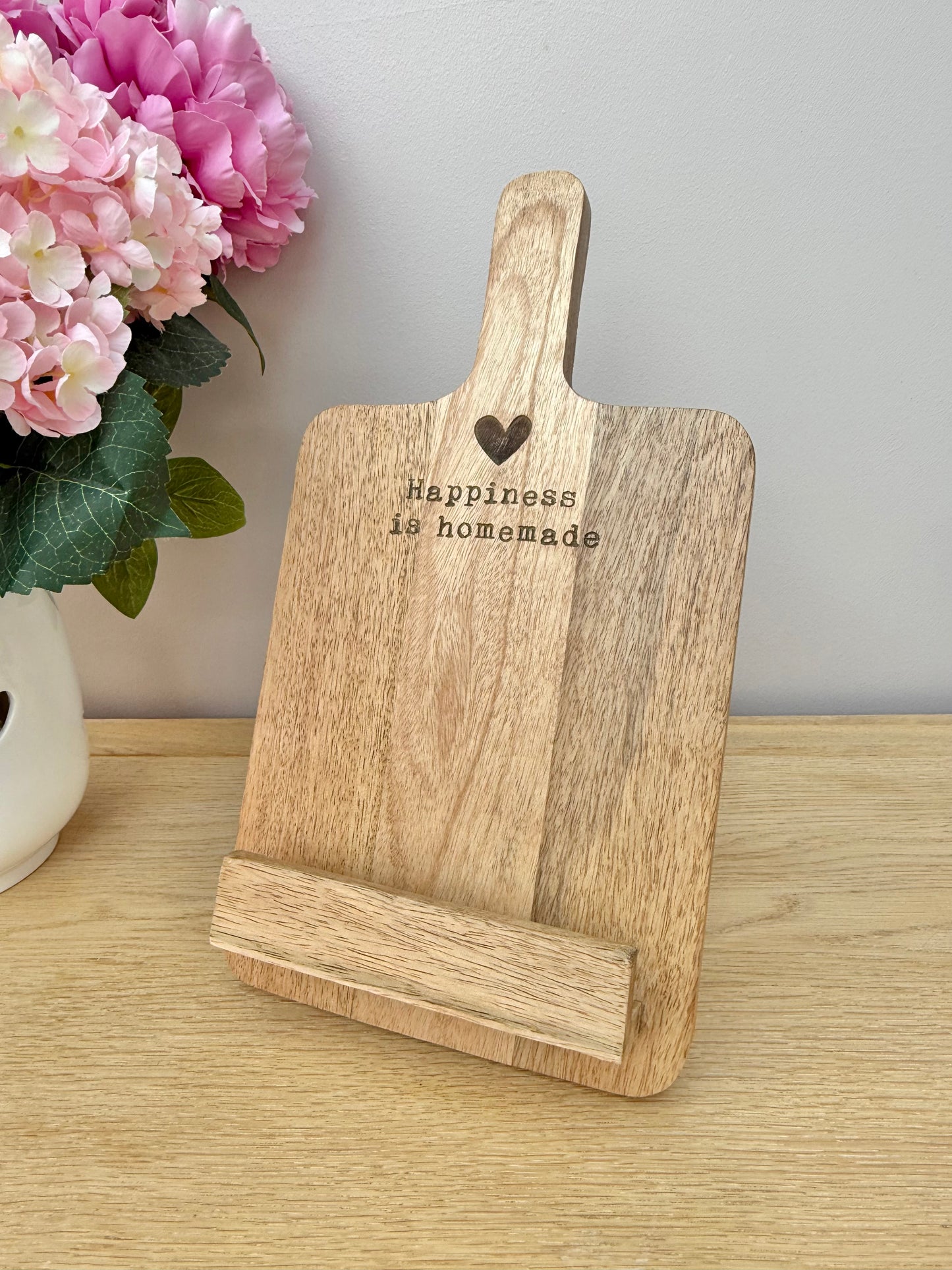 Wooden Receipe Board & Stand