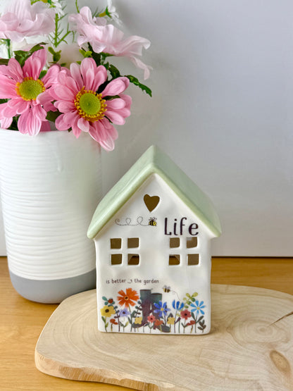 Happy Garden - Life is better in the Garden T-Light Holder