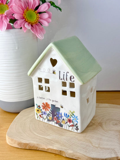 Happy Garden - Life is better in the Garden T-Light Holder