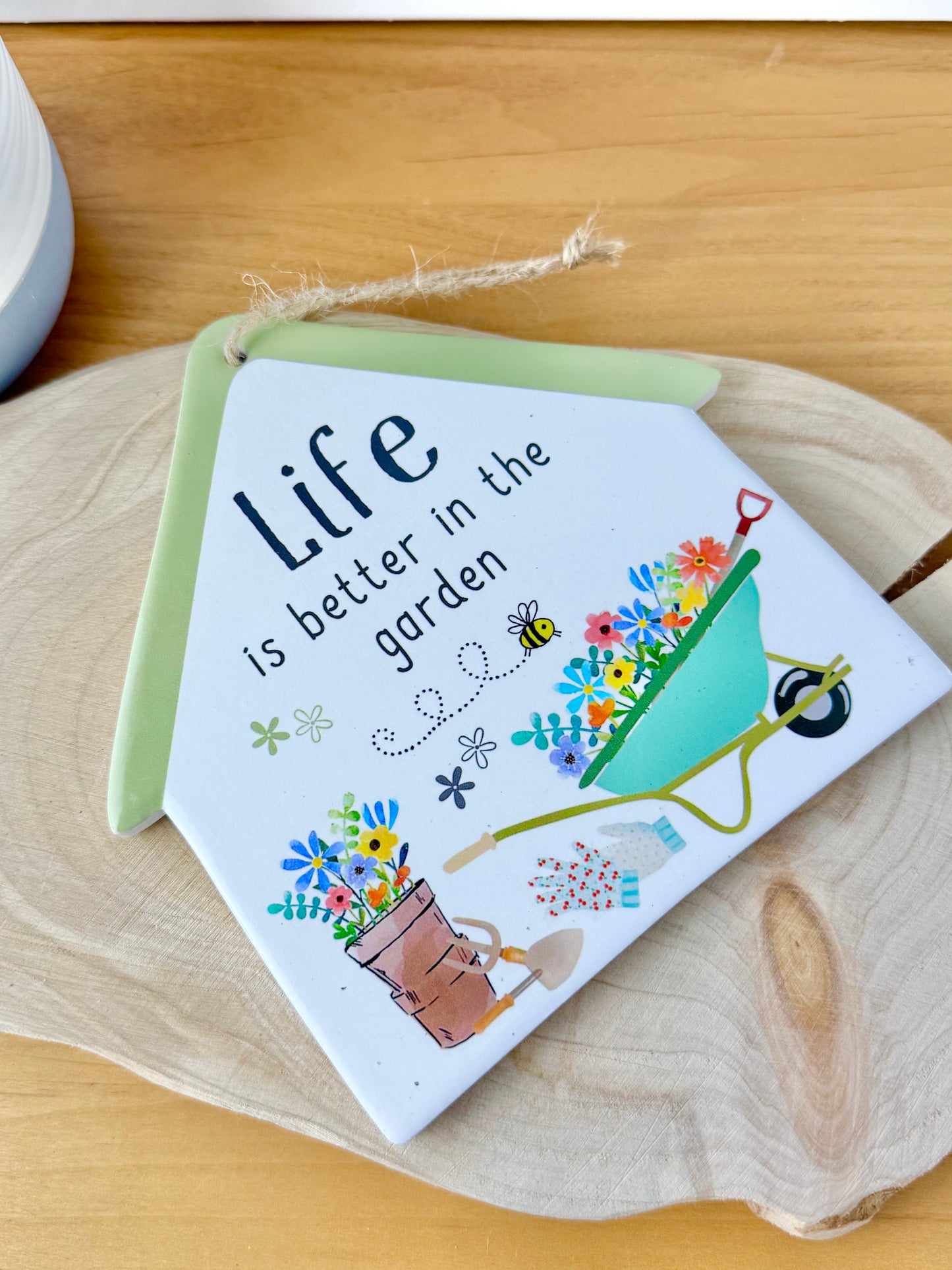 Happy Garden - Life is better in the Garden Sign