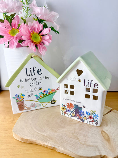 Happy Garden - Life is better in the Garden Sign