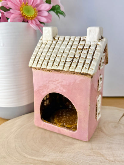 Village Pottery Book Shop Tea Light Holder