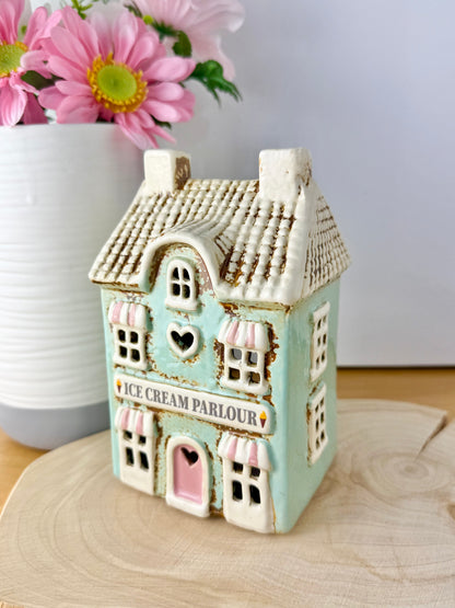 Village Pottery Ice Cream Parlour Tea Light Holder