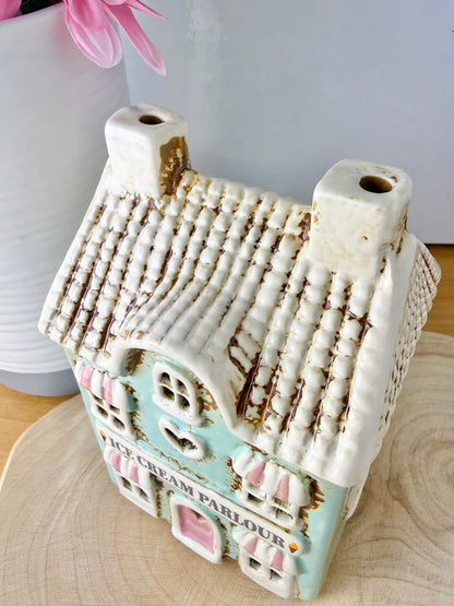 Village Pottery Ice Cream Parlour Tea Light Holder