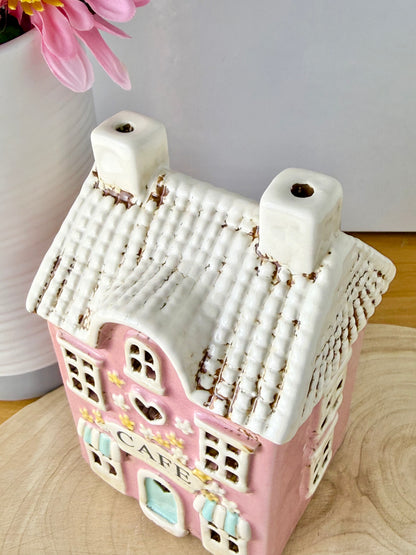 Village Pottery Cafe Shop Tea Light Holder