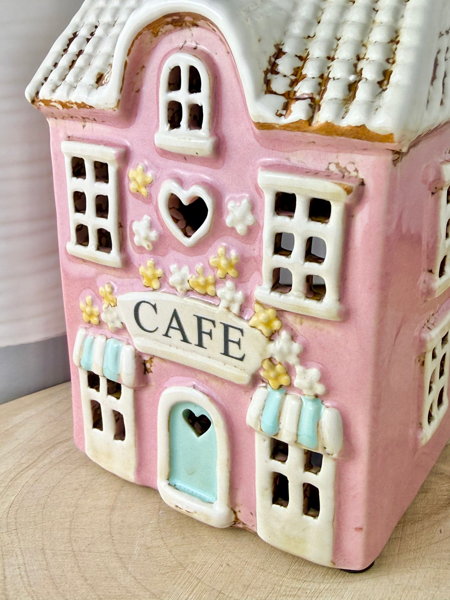 Village Pottery Cafe Shop Tea Light Holder