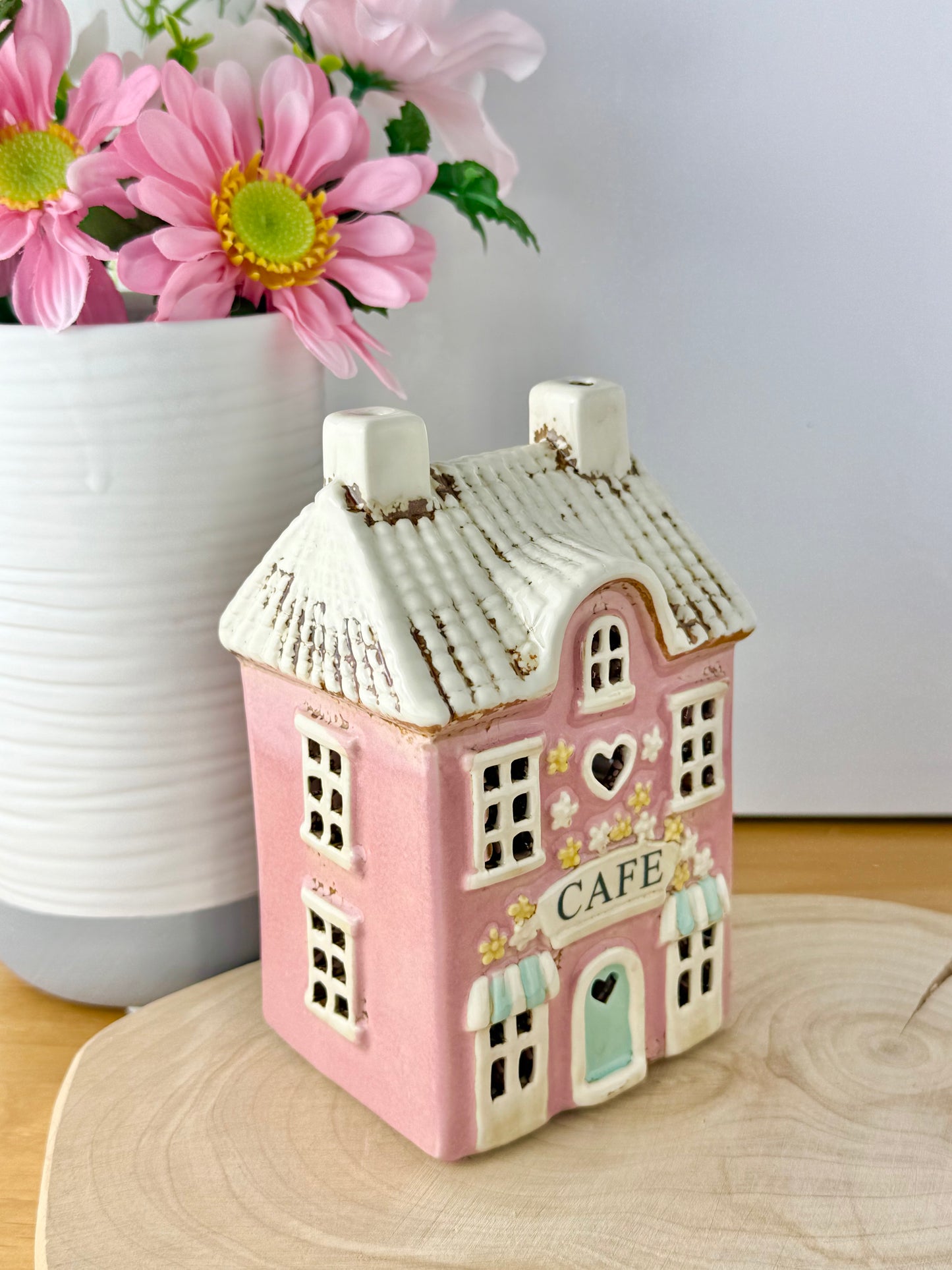 Village Pottery Cafe Shop Tea Light Holder