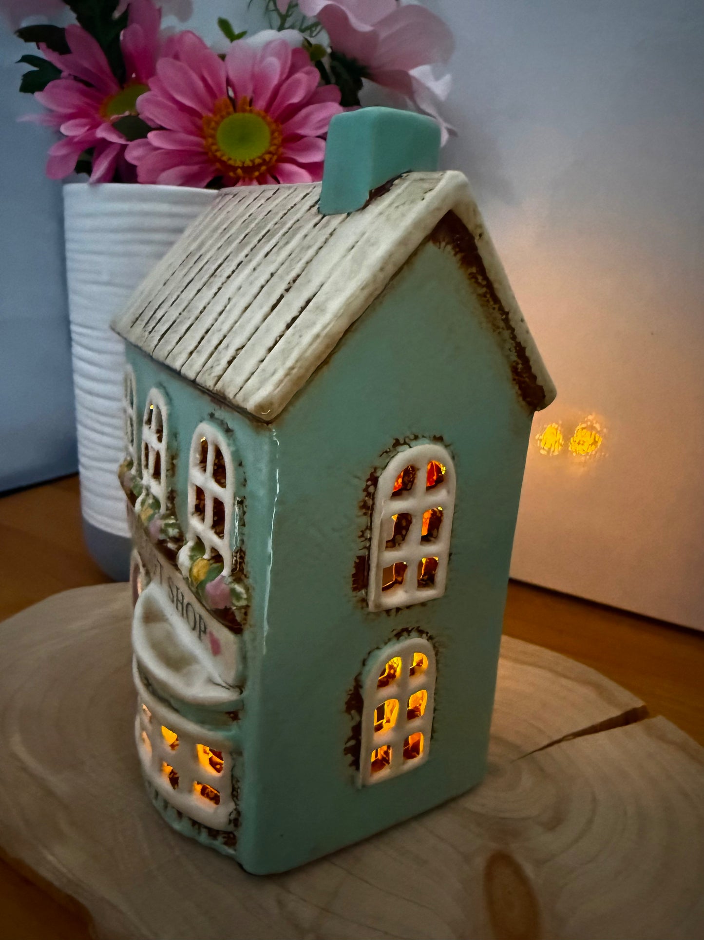 Village Pottery Gift Shop Tea Light Holder