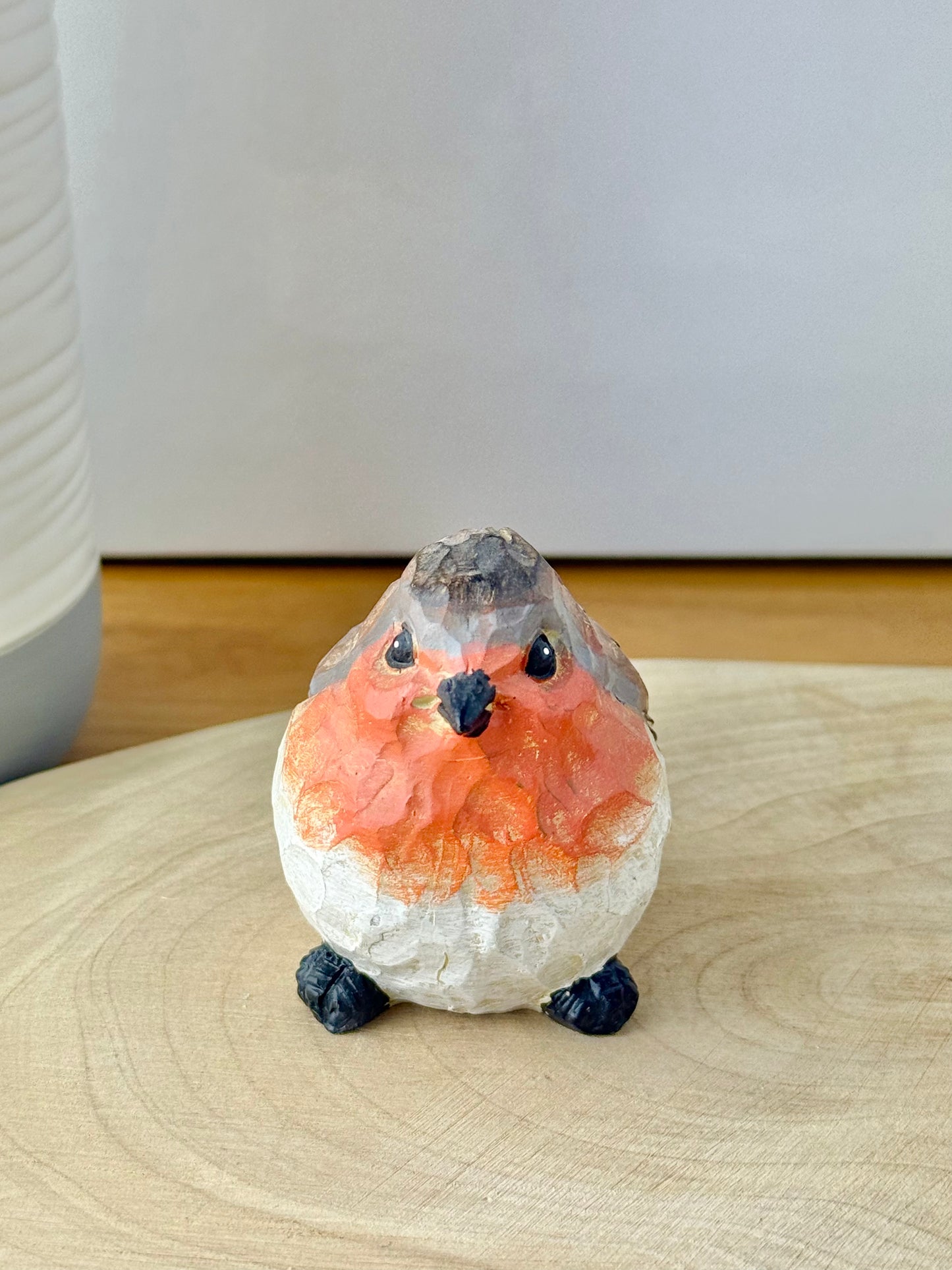 Carved Robin statue