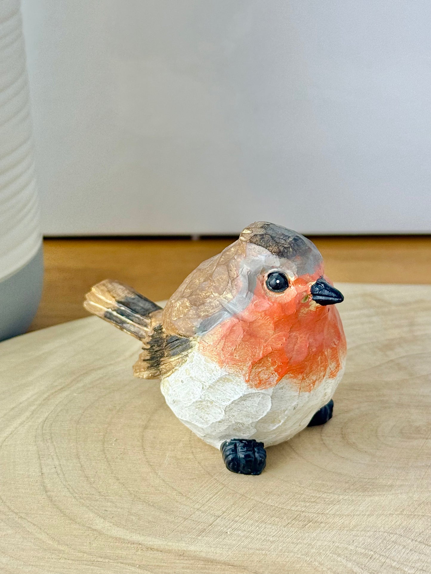 Carved Robin statue
