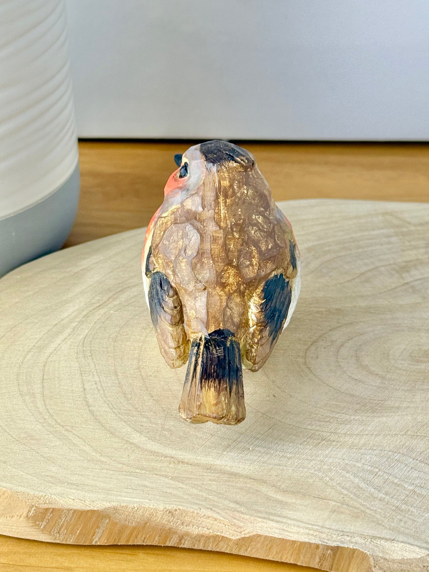 Carved Robin statue