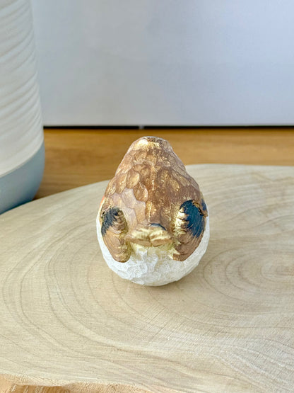 Carved Robin statue